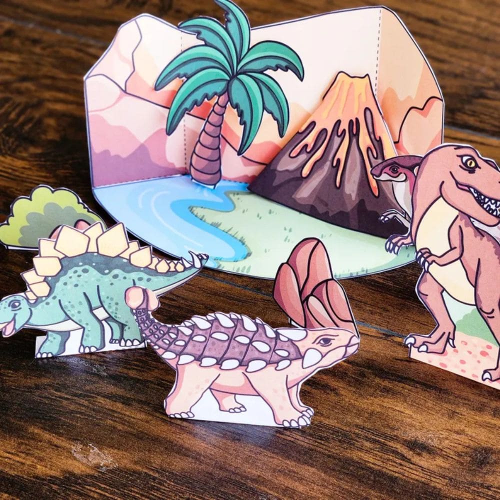 Dinosaurs Diorama | Homeschool Printable – My Mega Bundles