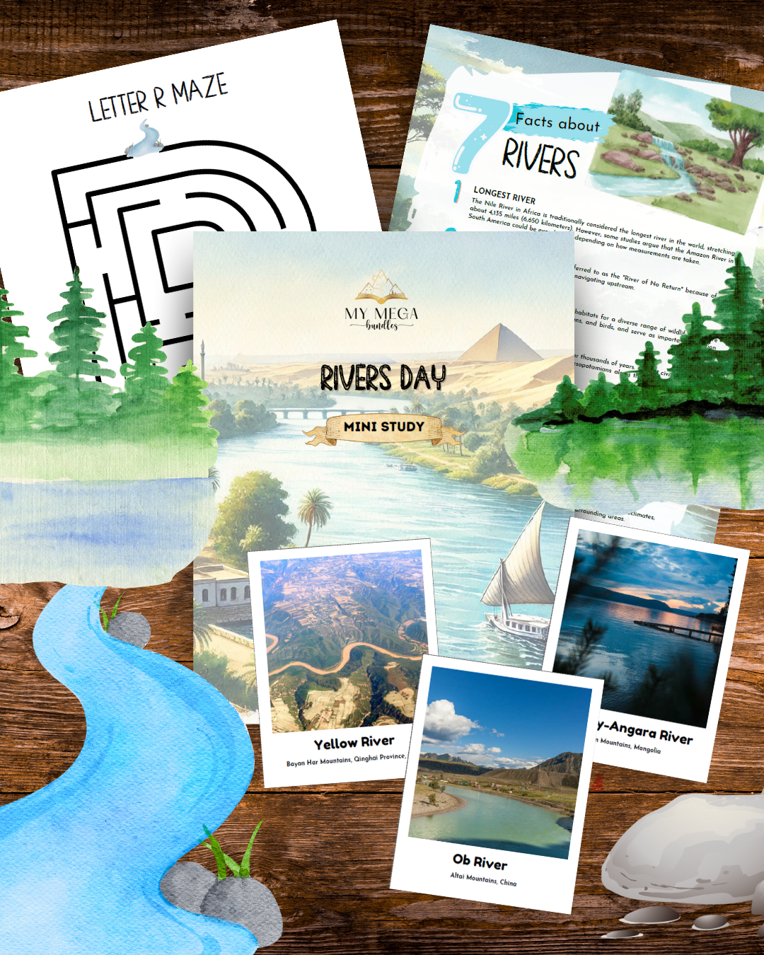 Rivers Day Nature Study Printable for Homeschoolers – My Mega Bundles LLC