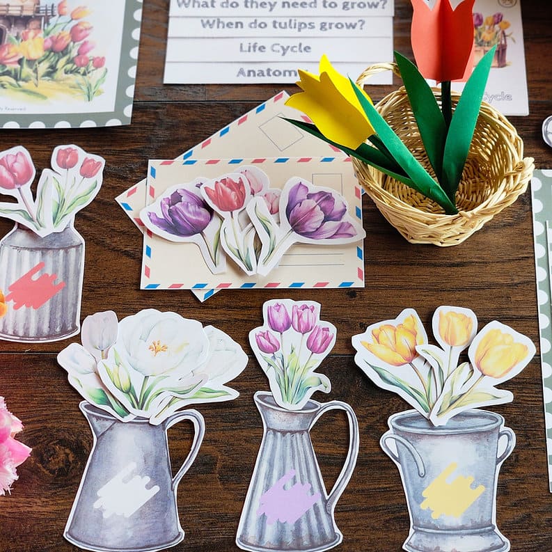 Tulips Study Printable