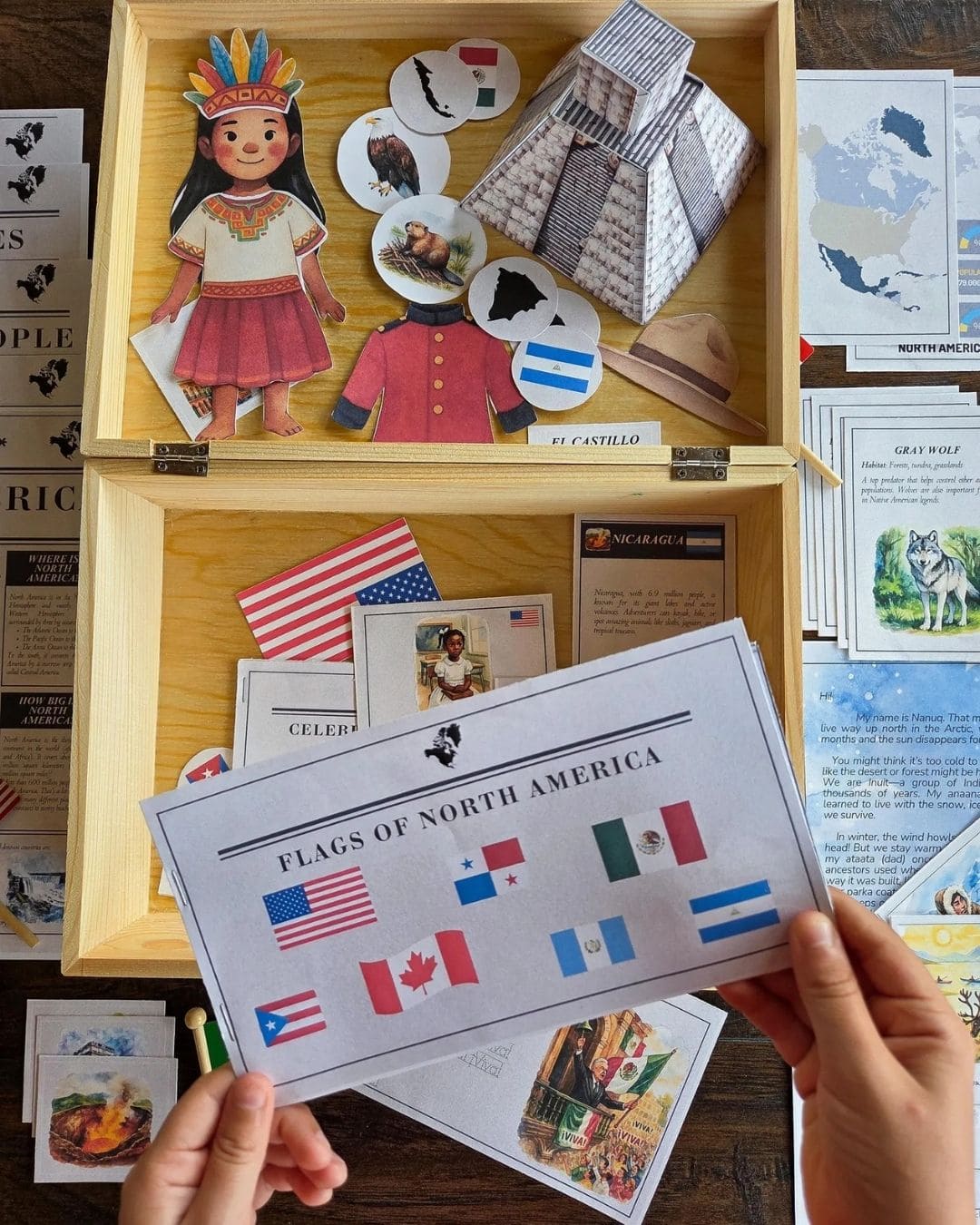 North America Geography Unit Study Printable – 163-Page Homeschool Adventure
