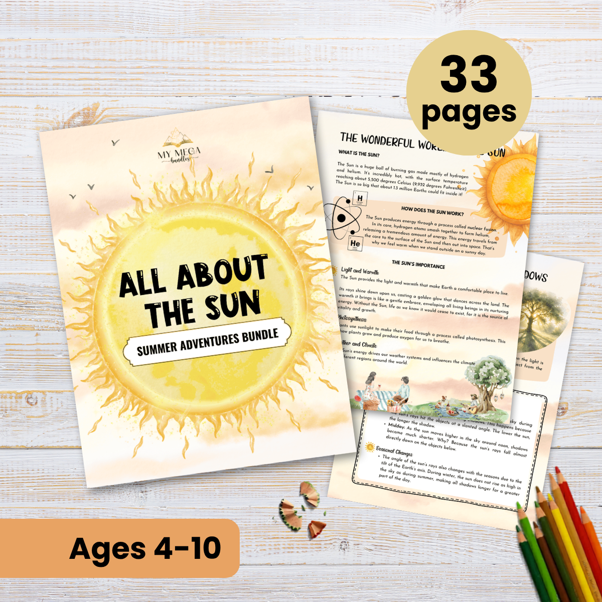 Summer Learning Bundle for Homeschool Families | 8 Printable Summer Unit Studies