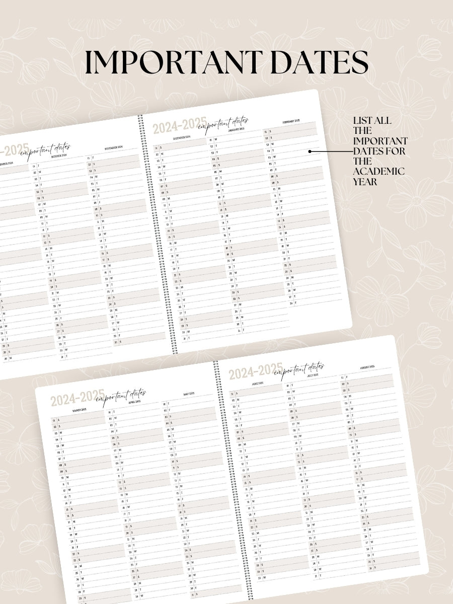 2024 - 2025 Homeschool Planner