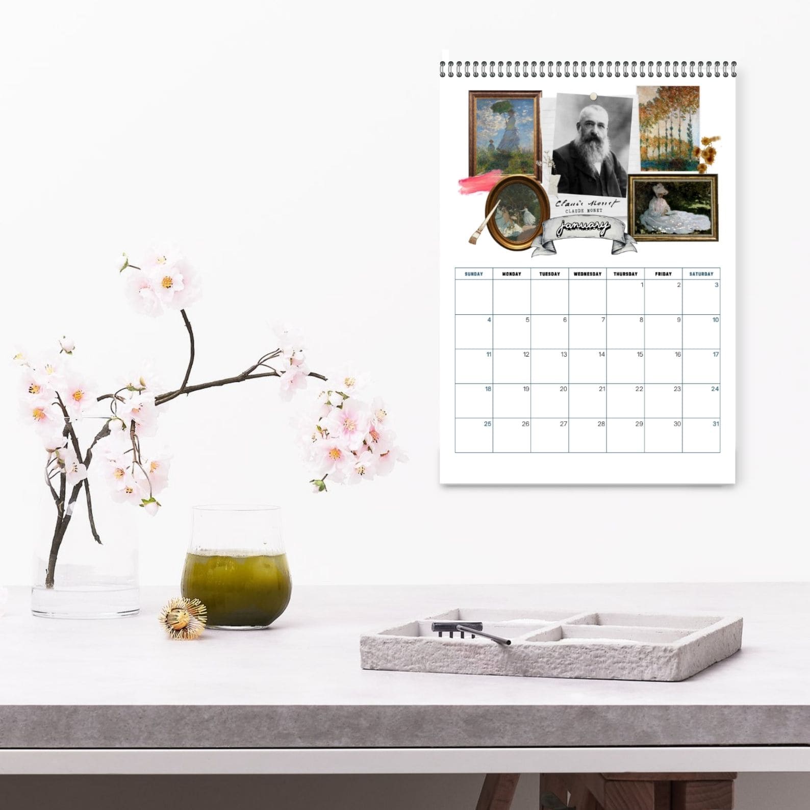 2026 Art Calendar for Kids