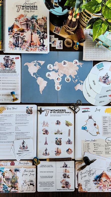 7 Wonders of the Ancient World Printable Study