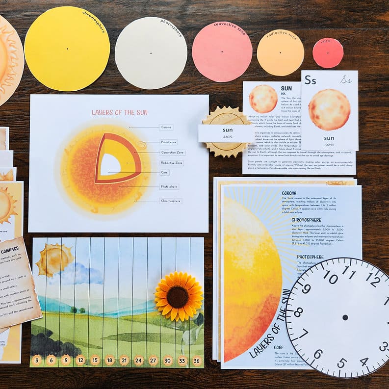 All About Sun Printable Study