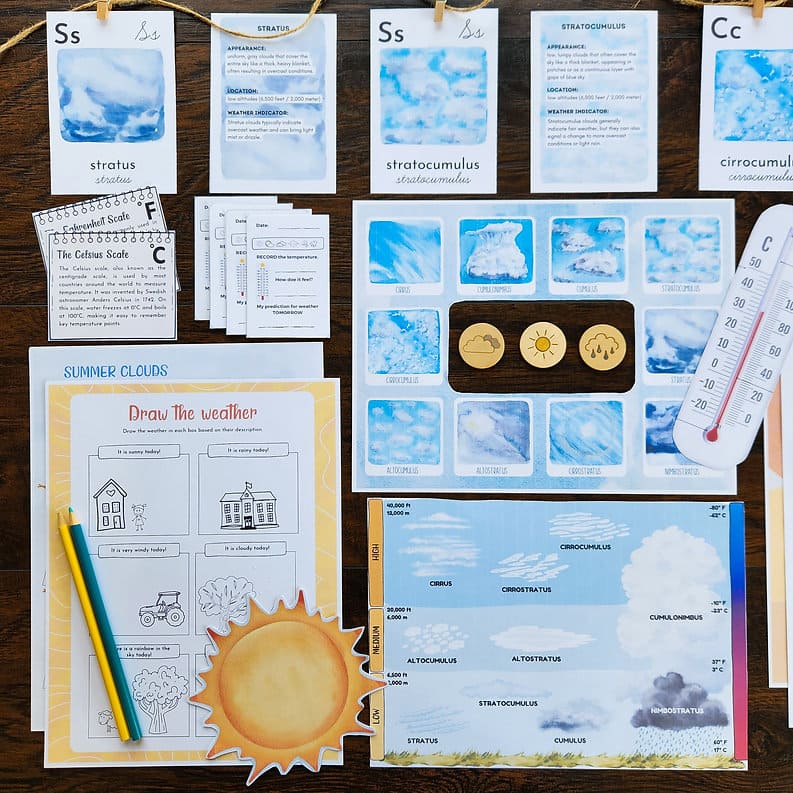 All About Weather Printable Study