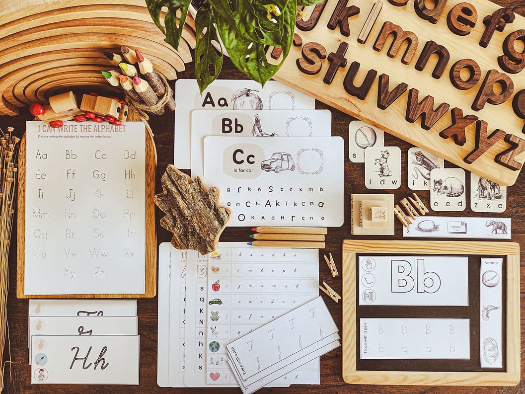 Notebook In Letters Alphabet Notebooks Printable Pack | Homeschool Printable – My Mega Bundles