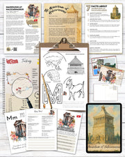 Mausoleum at Halicarnassus Unit Study | Homeschool Study Pack (Ages 7–14)