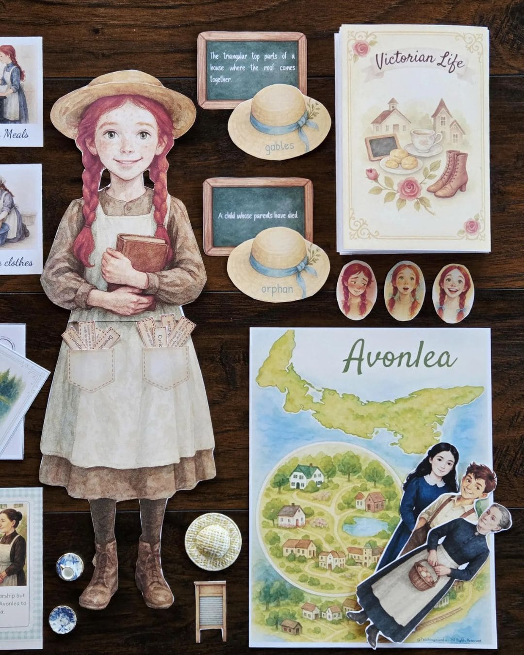 Anne of Green Gables Printable Pack | 124 Pages of Literature Fun & Learning