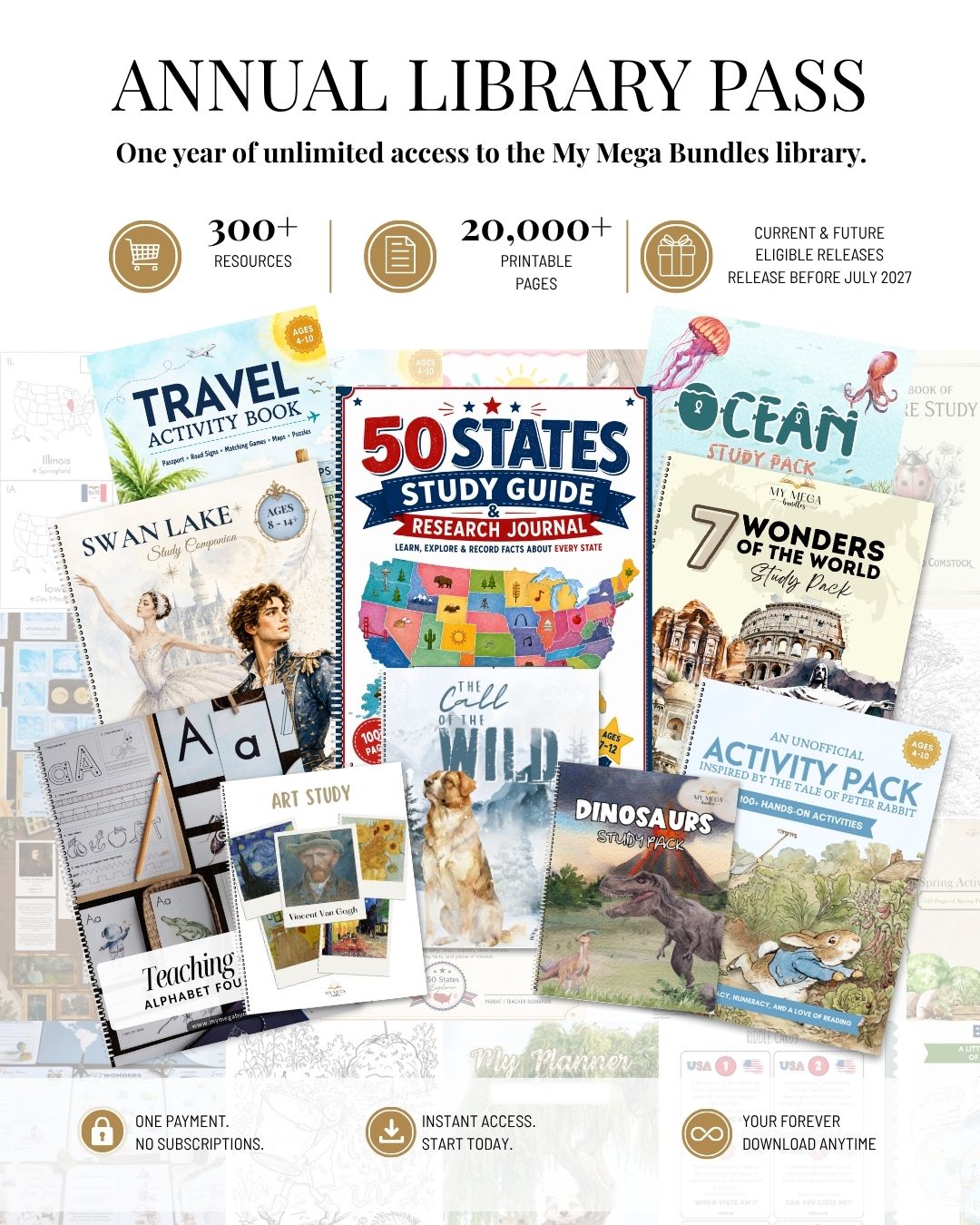 Annual Printable Library Pass