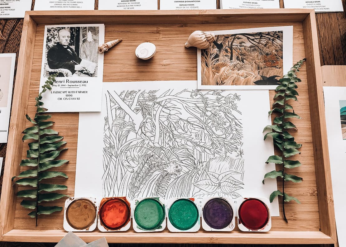 Forest and Fields Art Printable Study