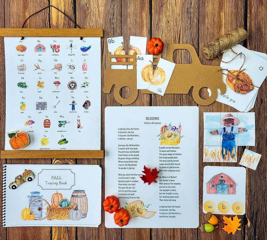 Autumn Early Language and Math bundle
