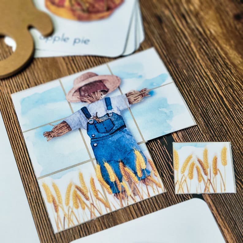Autumn Early Language and Math Printable