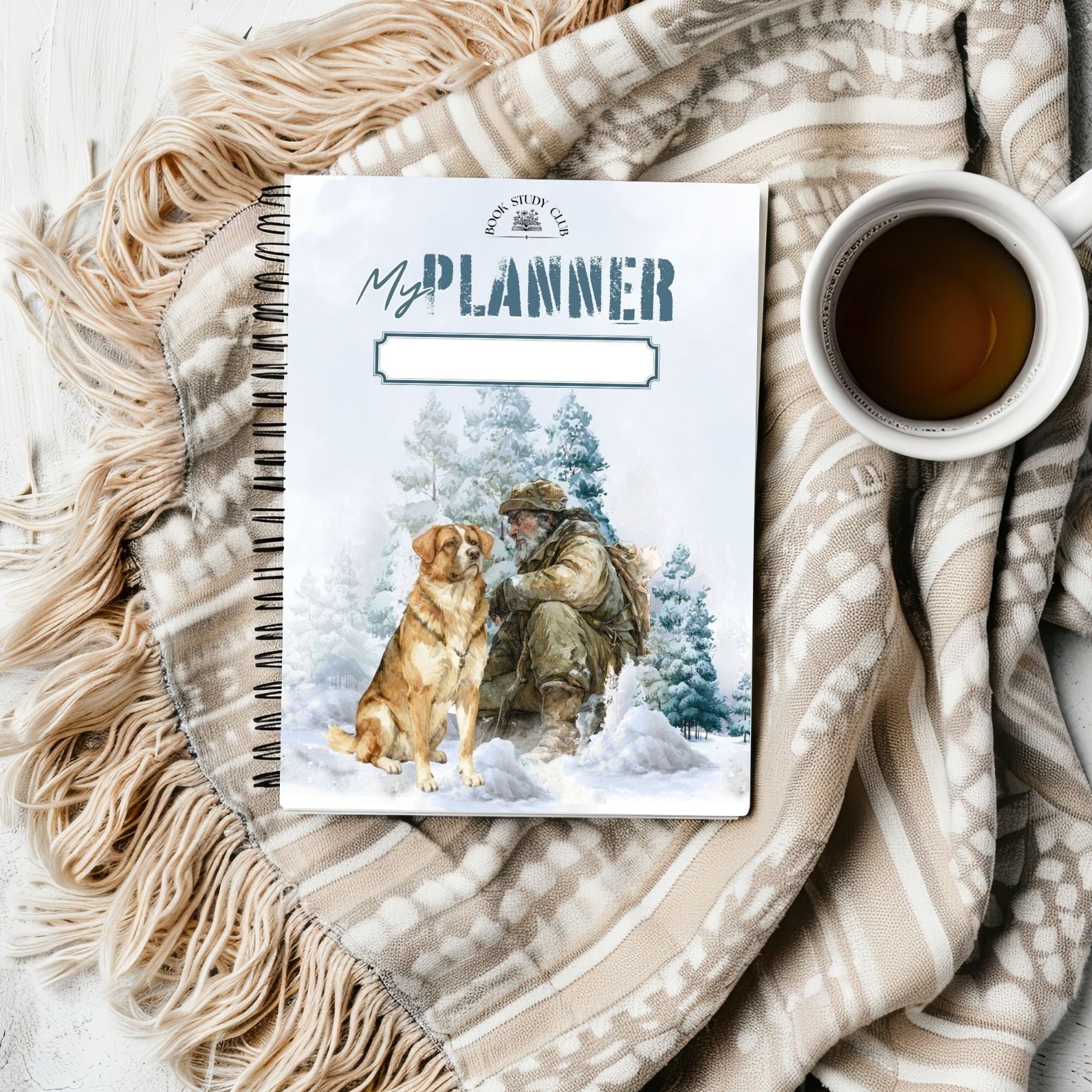 Monthly homeschool planning pages with field notes, habit tracker, and “What I’m Thankful For” sections