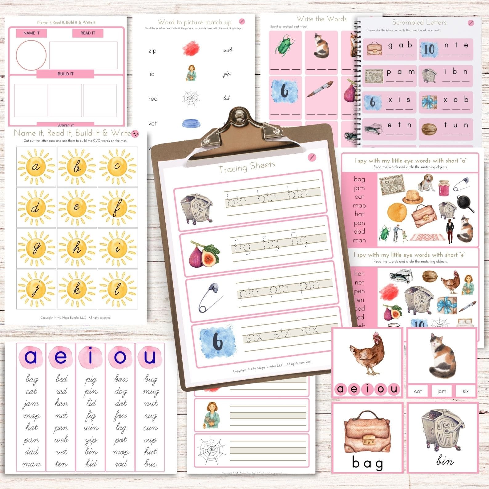CVC Montessori Language Pink Series 2