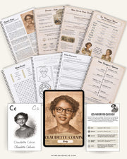 Claudette Colvin Study Pack | Black History Homeschool Printable (Ages 8–14)