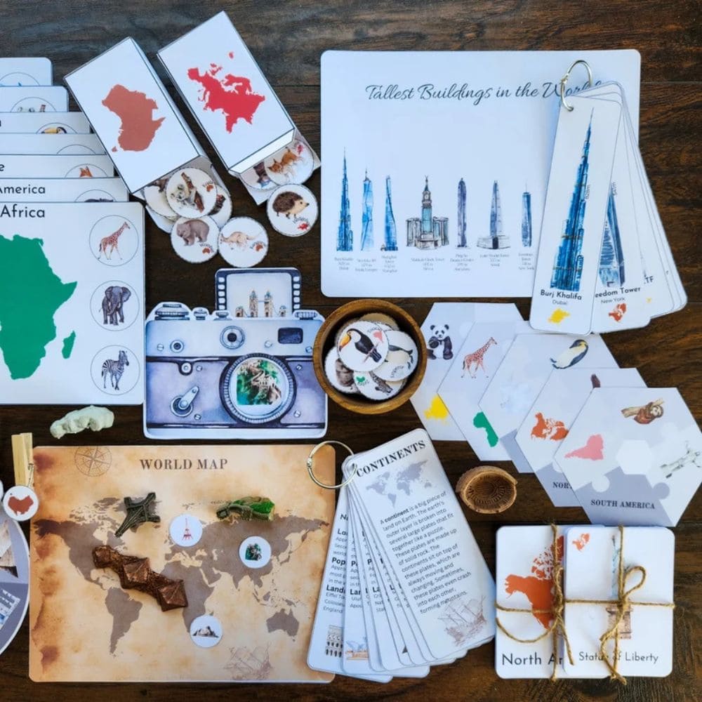 Continents Printable Study