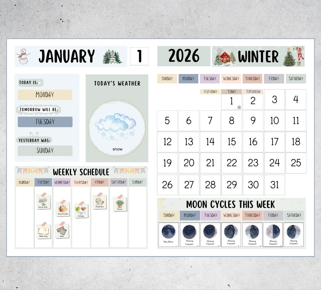Enchanted Winter Bundle Plus Calendar Bundle