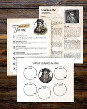 Leonardo Da Vinci Mini Study Pack