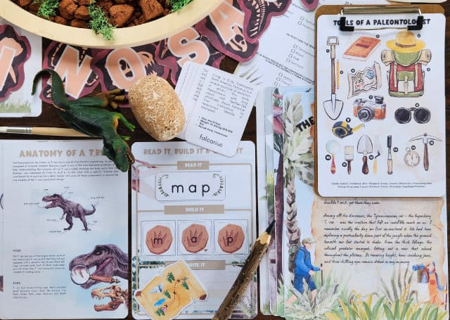 Dinosaurs and Paleontology Study Pack Printable