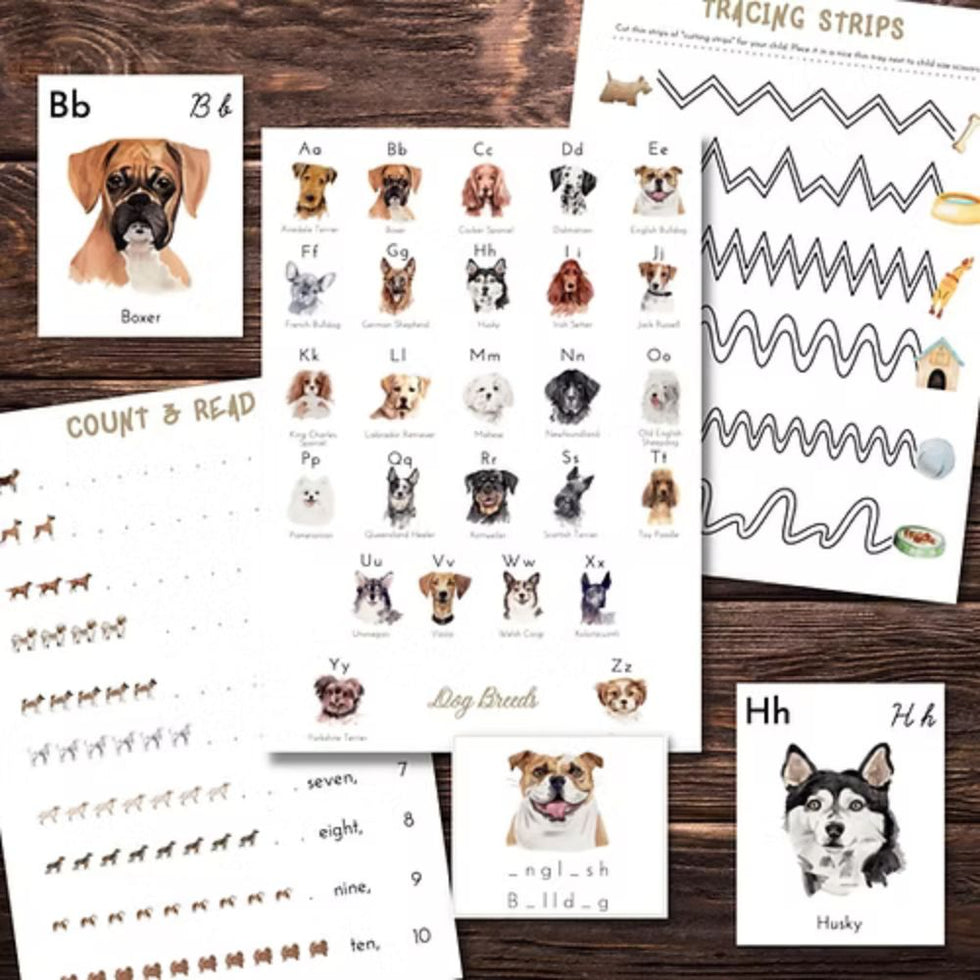 Dogs Unit Study in Print | Homeschool Printable – My Mega Bundles LLC