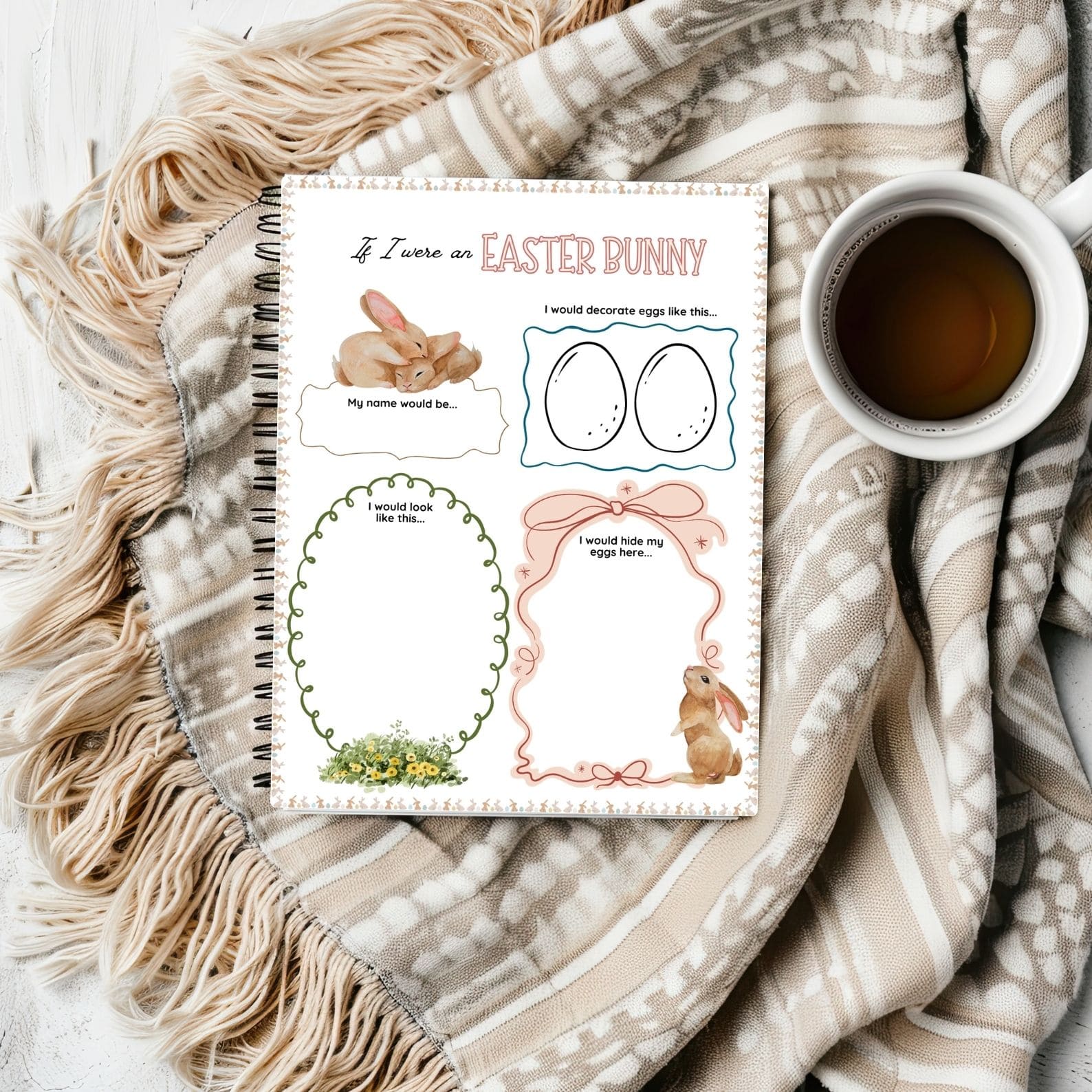 Easter Activity Book Printable for Homeschooling