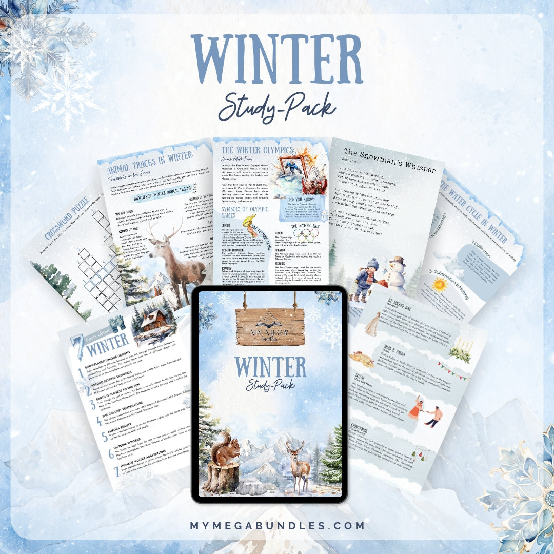 Winter Wonderland Study Pack sample page
