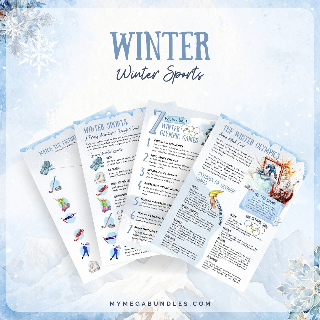 Enchanting Winter Wonderland Printable Study