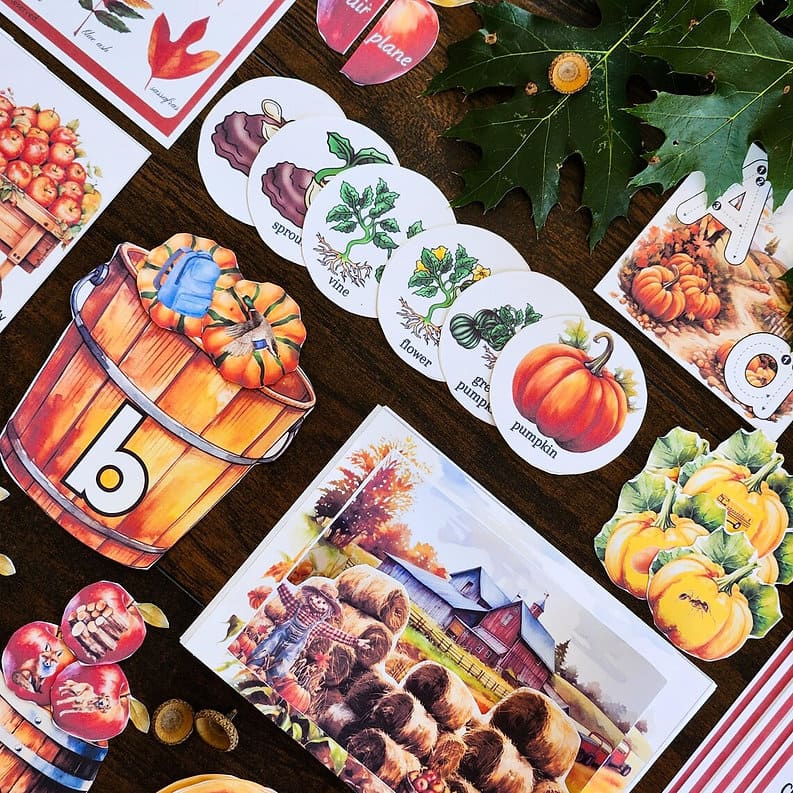 Fall Autumn Study Pack Printable