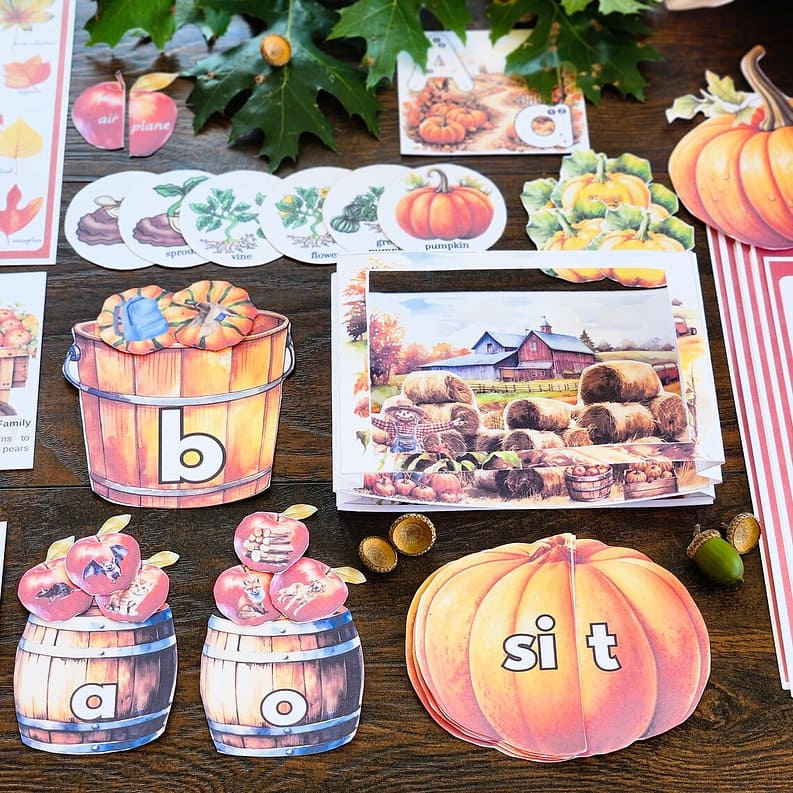 Fall Autumn Study Pack Printable