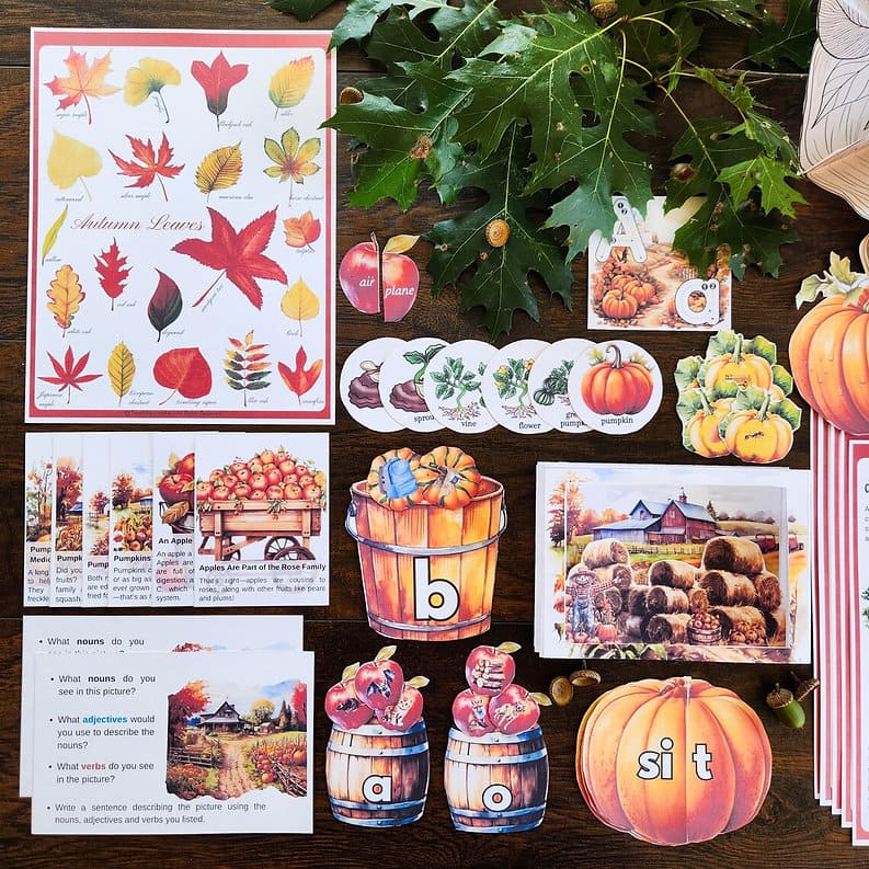 Fall Autumn Study Pack Printable