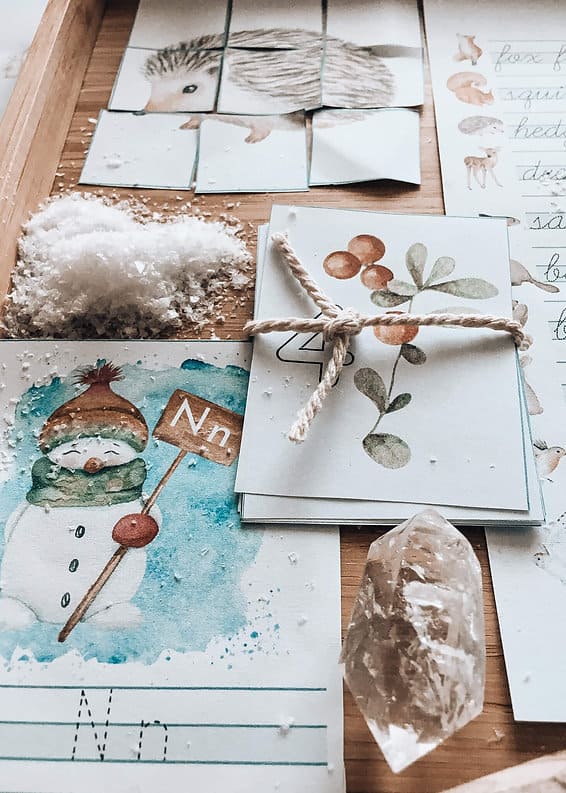 Fun with Winter Friends Printable Study