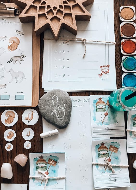 Fun with Winter Friends Printable Study