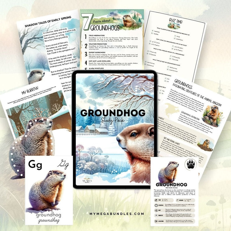 Groundhog Study Pack: 50 Pages of Fun and Learning