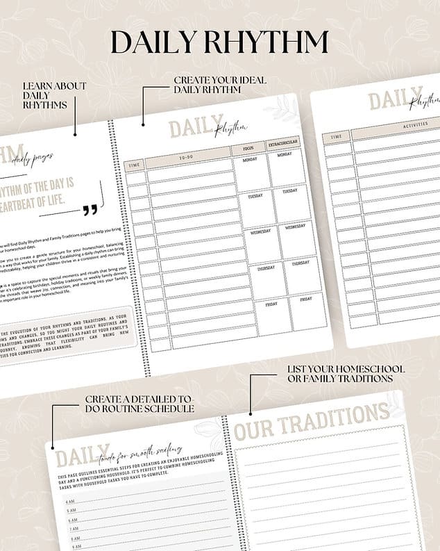 Homeschool Planner for Year 2024/2025