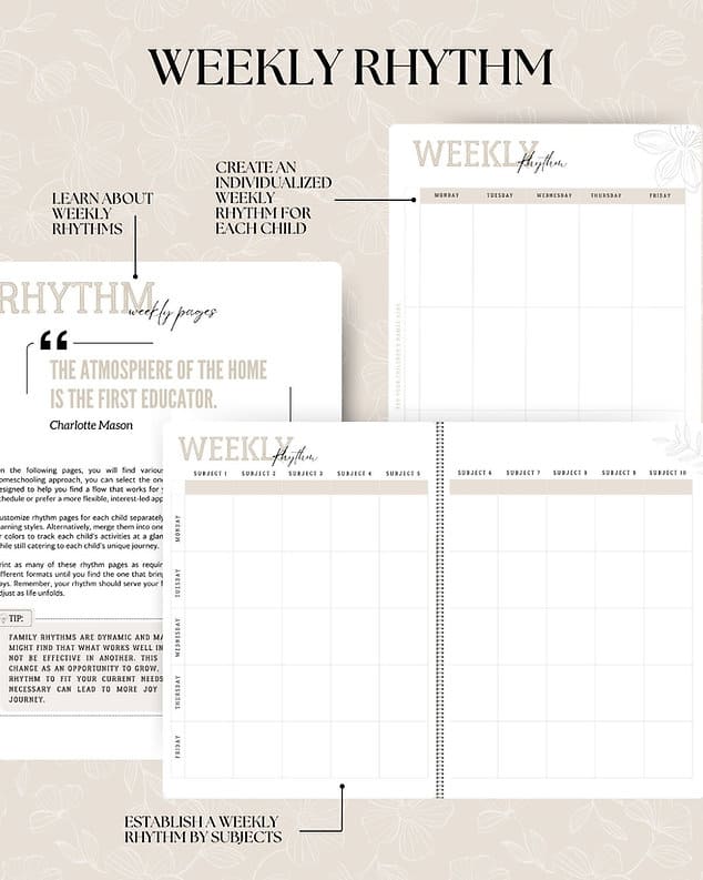 Homeschool Planner for Year 2024/2025