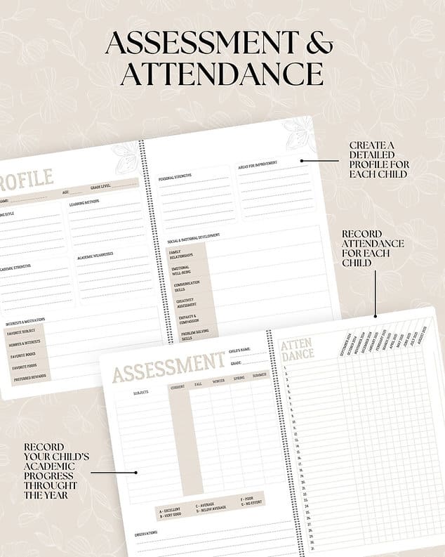 Homeschool Planner for Year 2024/2025