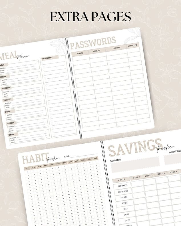Homeschool Planner for Year 2024/2025