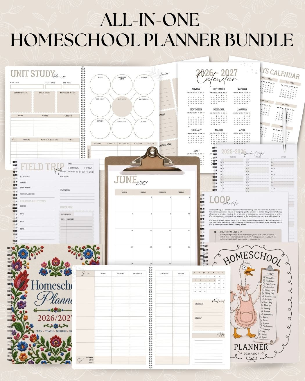 Homeschool Planner Bundle