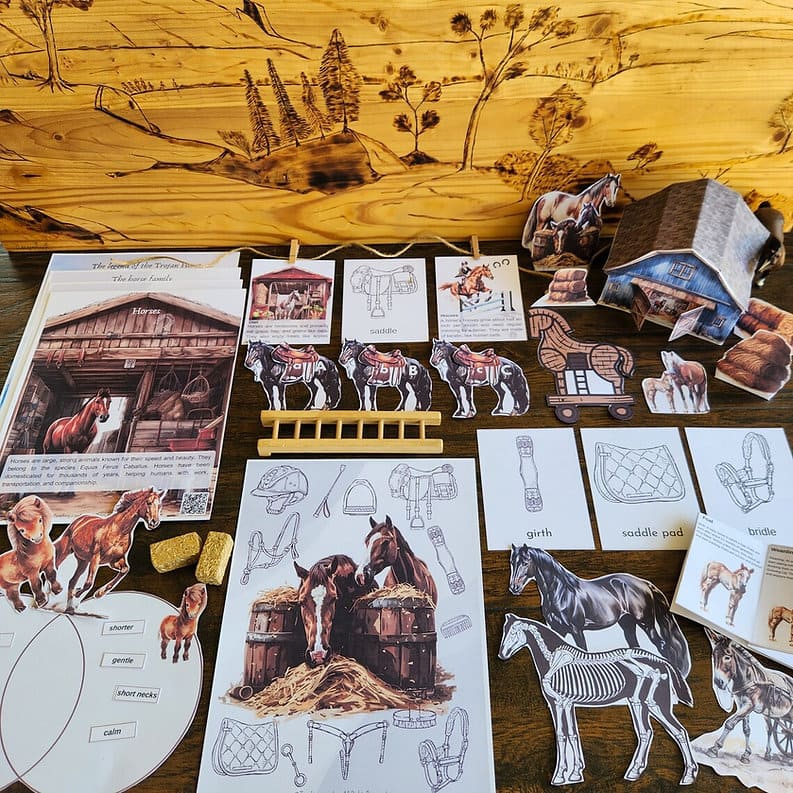 Horse Printable Study
