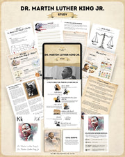 Martin Luther King Jr. Printable Study Pack for Homeschool & Classroom