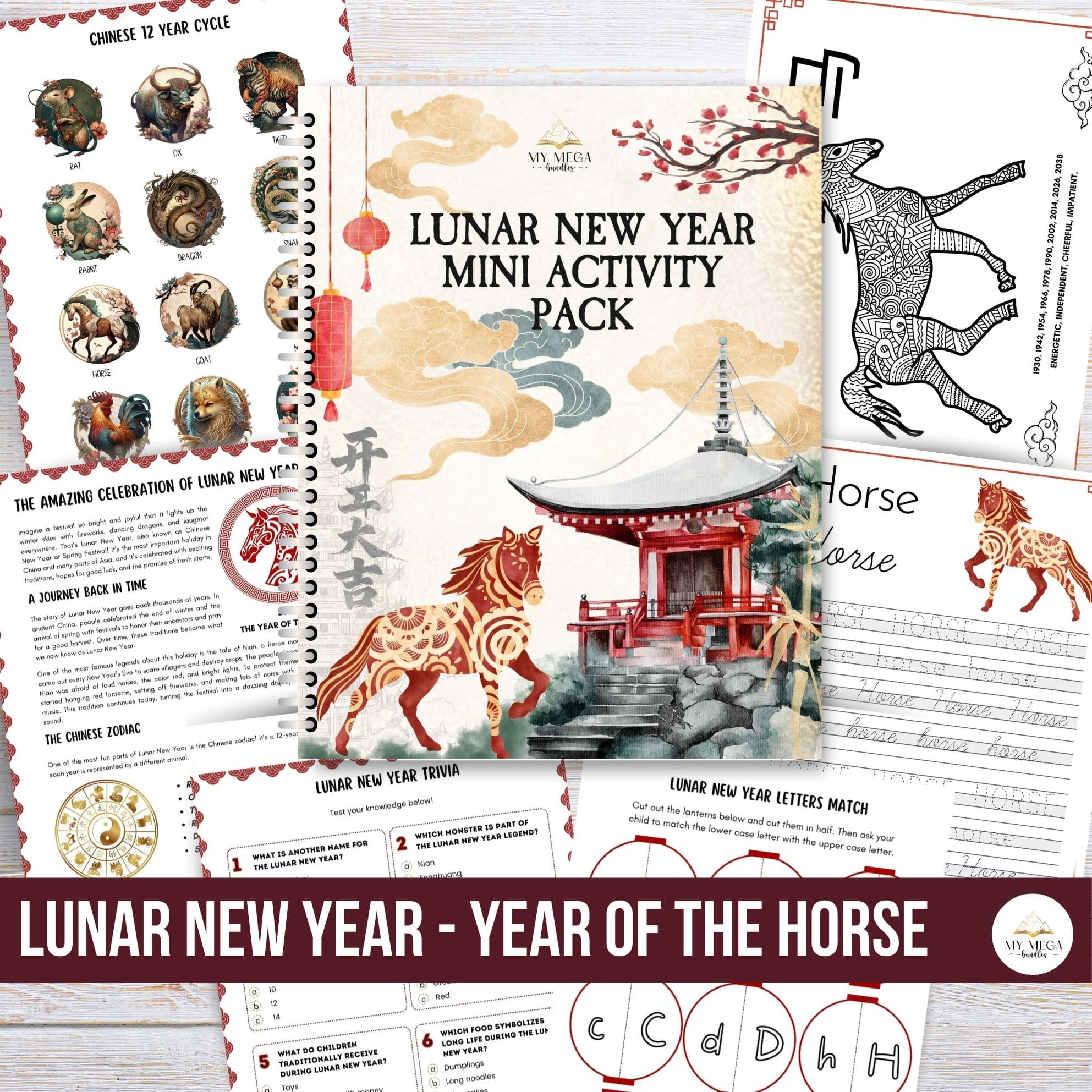 Lunar New Year Activity Pack – Year of the Horse