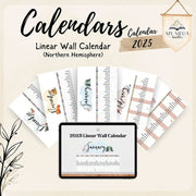Linear Montessori Calendar School Year - NH - 2025