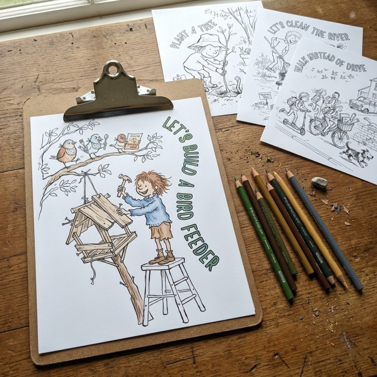 Little Earth Keepers — 10 Fun Coloring Pages