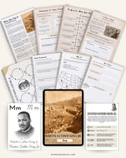 Martin Luther King Jr Study Pack | Black History Homeschool Printable (Ages 8–14)