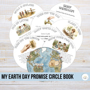 My Earth Day Promise Book Round Keepsake Homeschool Printable
