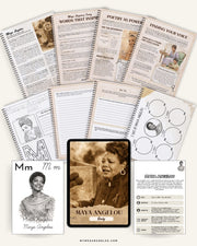 Maya Angelou Study Pack | Black History Homeschool Printable (Ages 8–14)