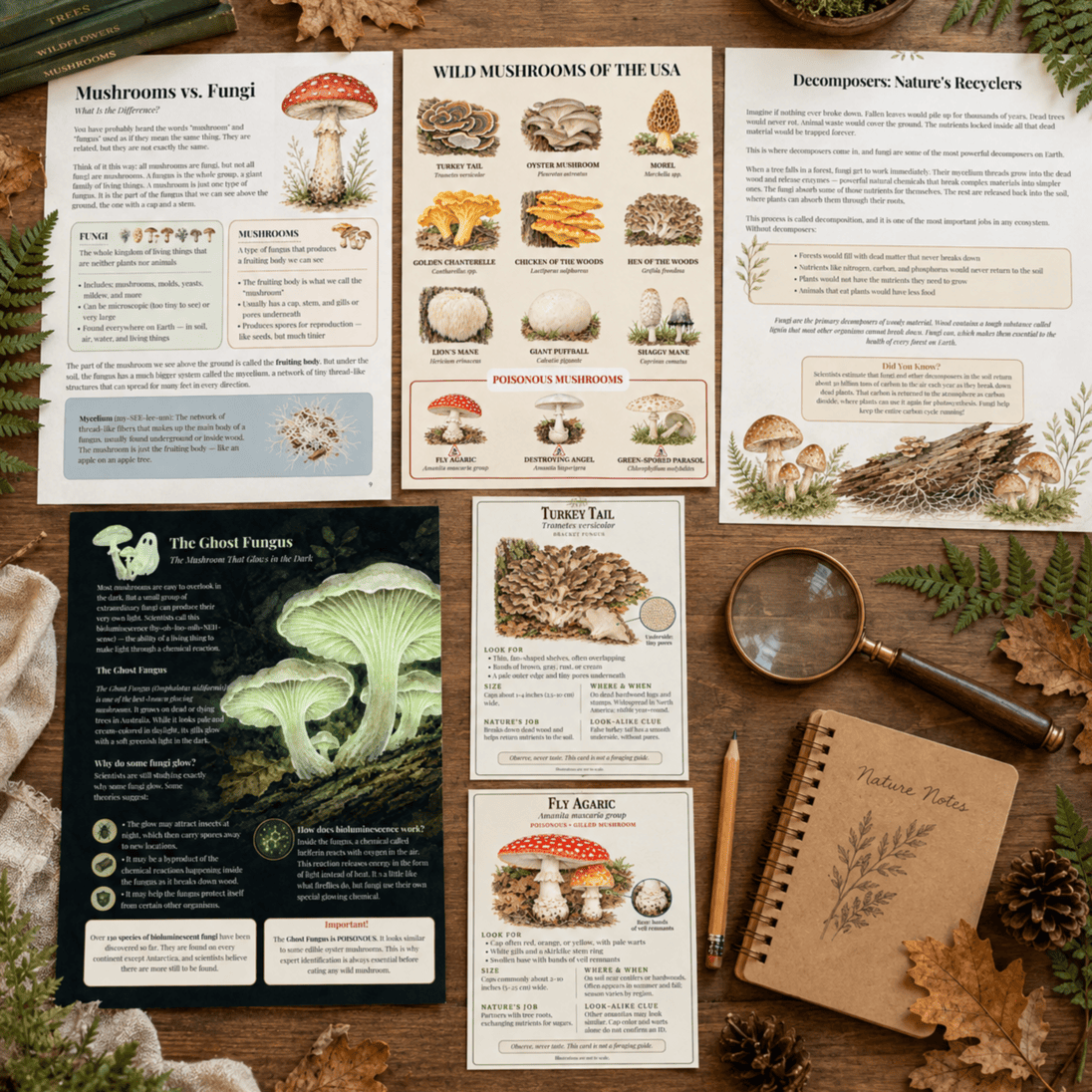 Fall Mega Bundle - Mushrooms study