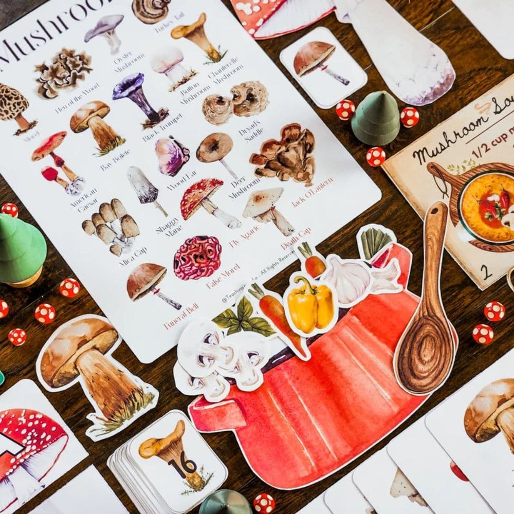 Mushrooms Printable Study