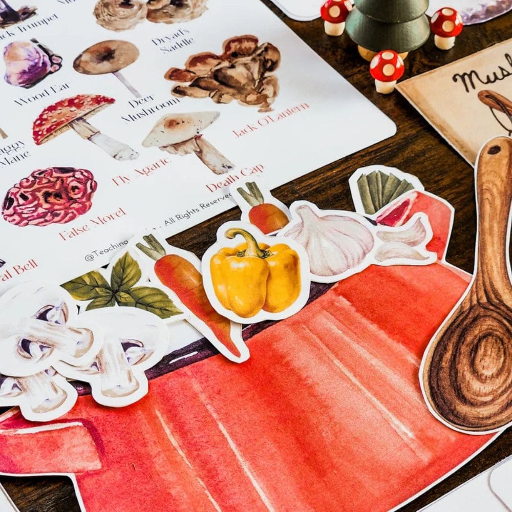 Mushrooms Printable Study